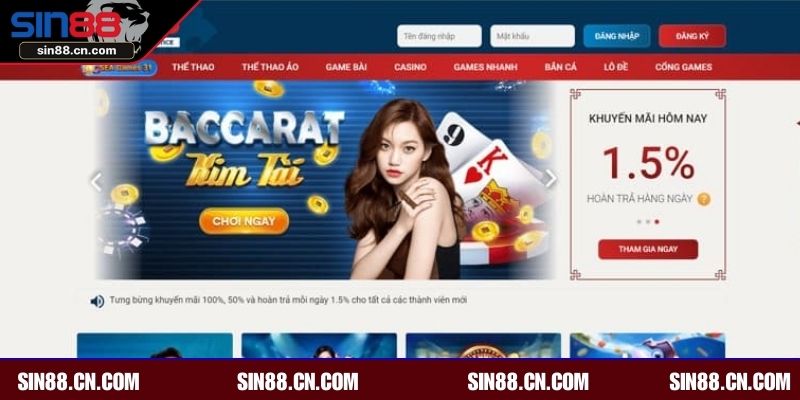 Hướng dẫn đăng nhập Sin88 an toàn với vài thao tác đơn giản