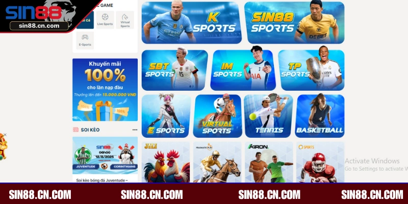 Ưu điểm khi tham gia thể thao trực tuyến tại SIN88